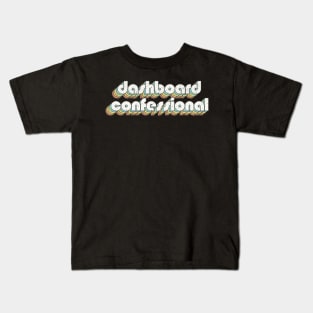 vintage color dashboard confessional Kids T-Shirt